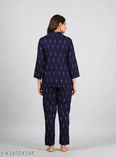 Rayon printed daily wear top & pyjama night suit, stylish and comfortable for women's ethnic wear, first wash with salt water